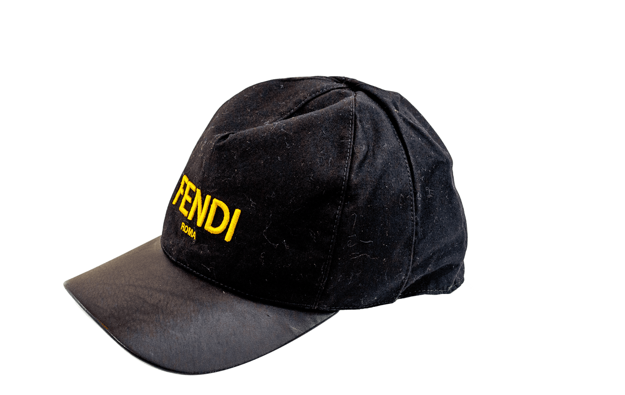 Fendi Nero Cap RVRS Ithr Logo