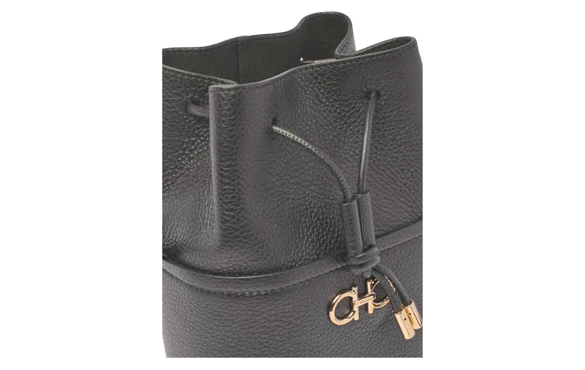 SALVATORE FERREGAMO BUCKET BAG GANCINO SOFT