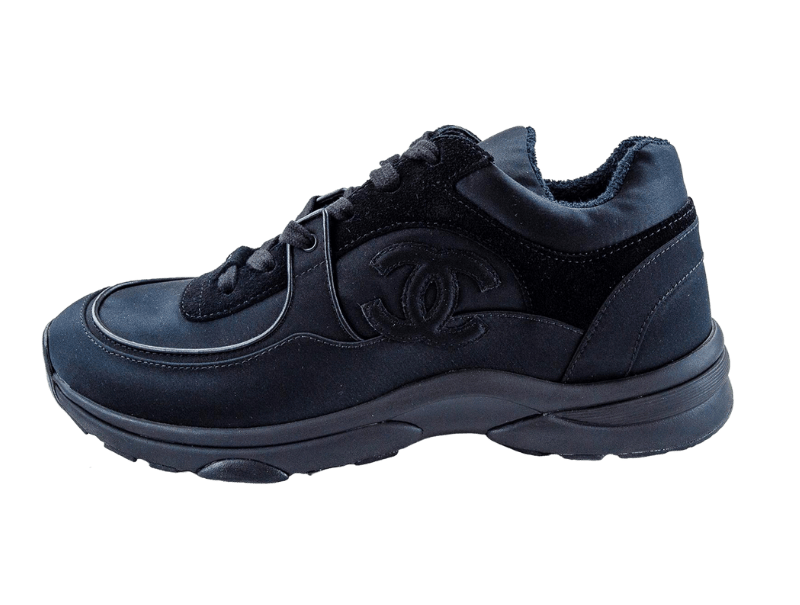 Chanel Low Top Black Trainer