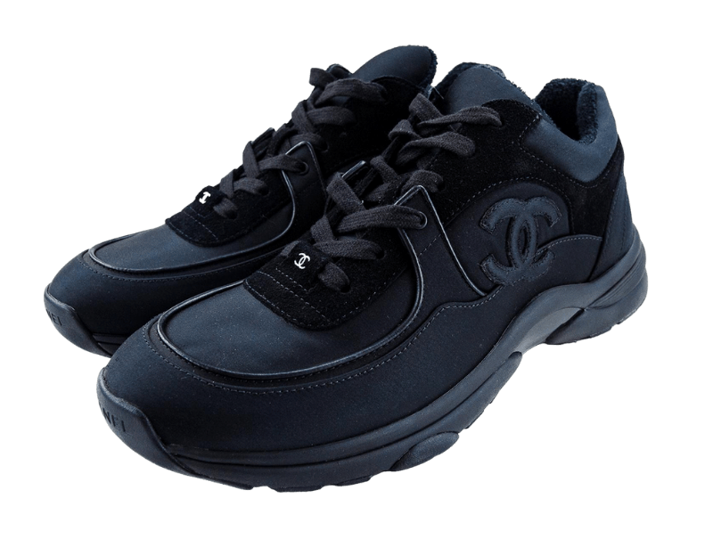 Chanel Low Top Black Trainer
