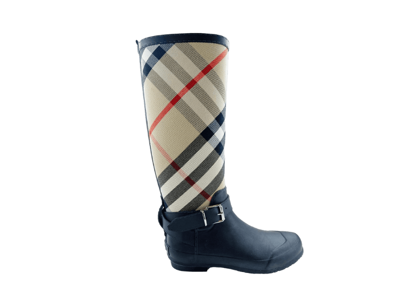 Burberry Rubber Boot Vintage Check Upper