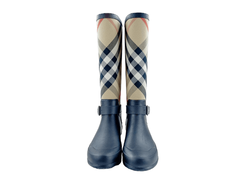 Burberry Rubber Boot Vintage Check Upper